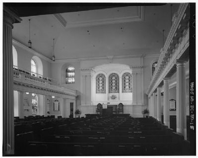 Interior of the First Scots Presbyterian Church image. Click for full size.