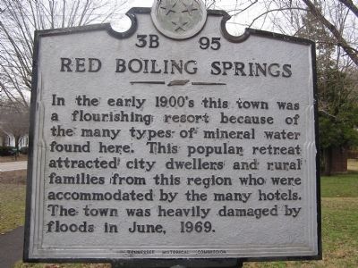 Red Boiling Springs Marker image. Click for full size.
