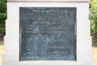 New York 11th Corps Marker. Click for full size. New York 11th Corps Marker image. Click for full size.