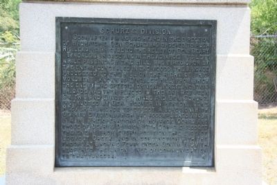New York 11th Corps Marker. Click for full size. New York 11th Corps Marker image. Click for full size.