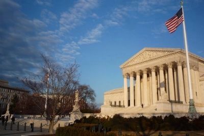 View of the U.S. Supreme Court Building. Click for full size. View of the U.S. Supreme Court Building image. Click for full size.