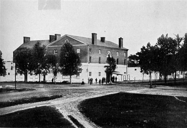 Old Capitol Prison/Old Brick Capitol image. Click for full size.