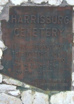 Harrisburg Cemetery Marker image. Click for full size.