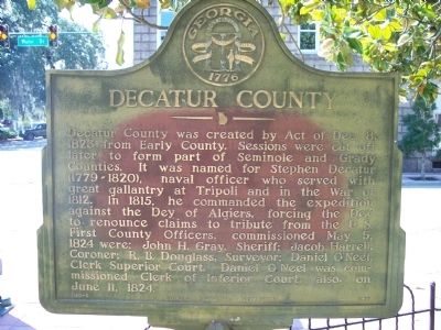 Decatur County Marker image. Click for full size.
