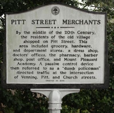 Pitt Street Merchants Marker image. Click for full size.