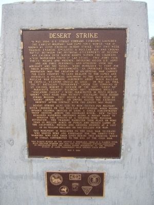 Desert Strike Marker image. Click for full size.