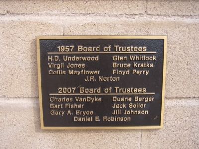 Plaque on Palo Verde Irrigation District Diversion Dam Marker. Click for full size. Plaque on Palo Verde Irrigation District Diversion Dam Marker image. Click for full size.