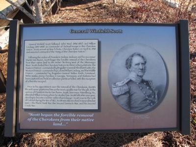 General Winfield Scott Marker image. Click for full size.