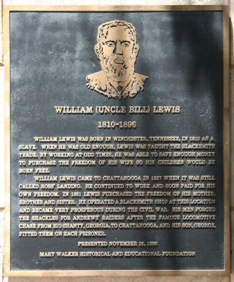 William (Uncle Bill) Lewis Marker. Click for full size. William (Uncle Bill) Lewis Marker image. Click for full size.