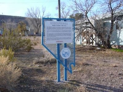 Goodsprings Mining District 1856 - 1957 Marker image. Click for full size.