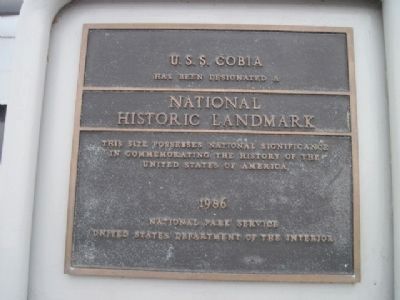 U.S.S. Cobia marker nearby image. Click for full size.