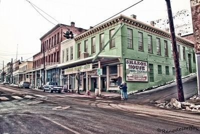 Ponderosa Saloon - Sharon House. Click for full size. Ponderosa Saloon - Sharon House image. Click for full size.