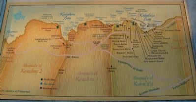 Map on Keauhou - Kahalu'u Heritage Corridor Marker image. Click for full size.