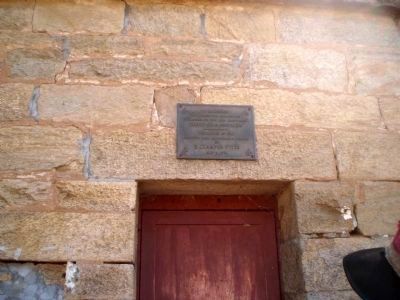 The Hornitos Jail and ECV Plaque image. Click for full size.