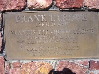 Frank T. Crowe Marker image. Click for full size.