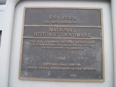 U.S.S. Cobia Marker image. Click for full size.