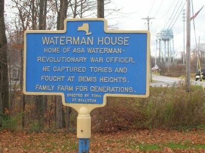 Waterman House Marker. Click for full size. Waterman House Marker image. Click for full size.