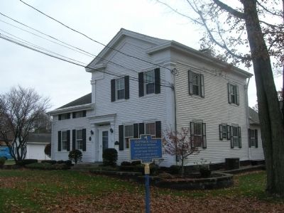Waterman House & Marker image. Click for full size.