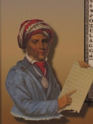 Sequoyah, or George Gist. Click for full size. Sequoyah, or George Gist image. Click for full size.