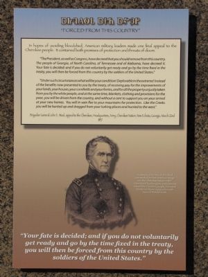 "Forced from this country" Marker image. Click for full size.