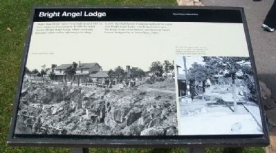 Bright Angel Lodge Marker image. Click for full size.