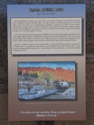Blythe's Ferry Marker. Click for full size. Blythe's Ferry Marker image. Click for full size.
