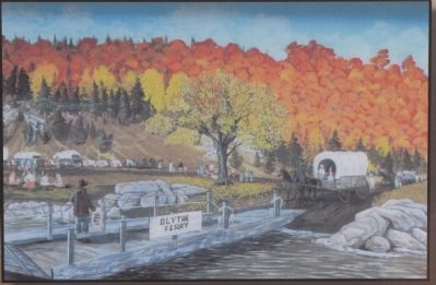 Blythe's Ferry Marker. Click for full size. Blythe's Ferry Marker image. Click for full size.