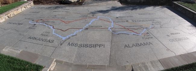 The Trail of Tears. Click for full size. The Trail of Tears image. Click for full size.