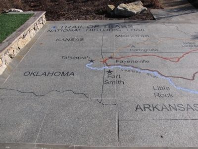 The Trail of Tears. Click for full size. The Trail of Tears image. Click for full size.