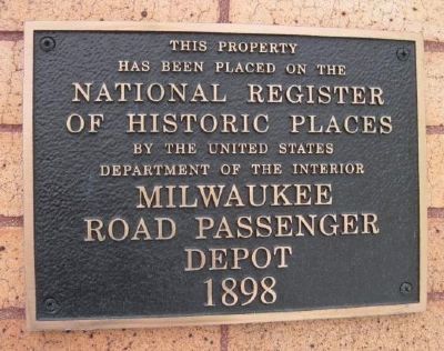 National Register of Historic Places Plaque image. Click for full size.