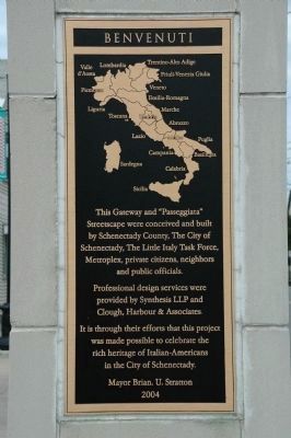 At the Entrance to Schenectady's Little Italy image. Click for full size.