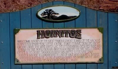 Hornitos Marker image. Click for full size.