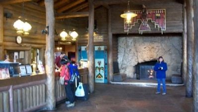 Bright Angel Lodge Lobby image. Click for full size.
