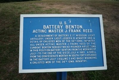 U.S. Battery Benton Marker image. Click for full size.