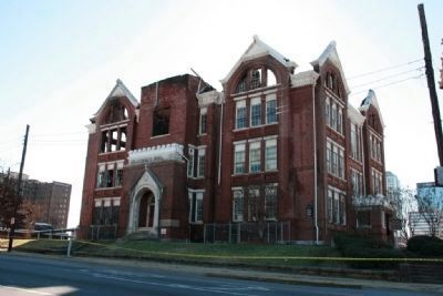 Aftermath of the Powell School Fire. Click for full size. Aftermath of the Powell School Fire image. Click for full size.