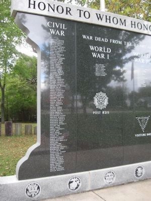 Close-Up of Honor Roll image. Click for full size.