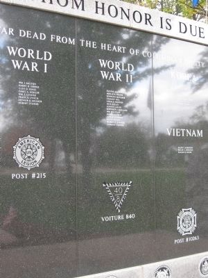 Close-Up of Honor Roll image. Click for full size.