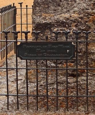 The Siege of Charleston, near the marker at Marion Square image. Click for full size.