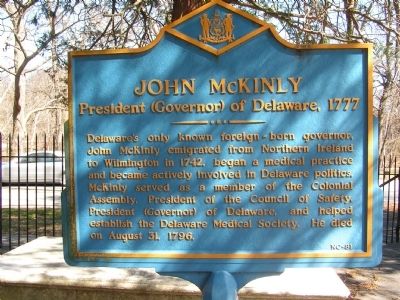 John McKinly Marker. Click for full size. John McKinly Marker image. Click for full size.