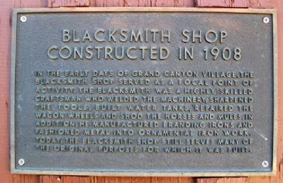 Blacksmith Shop Marker. Click for full size. Blacksmith Shop Marker image. Click for full size.