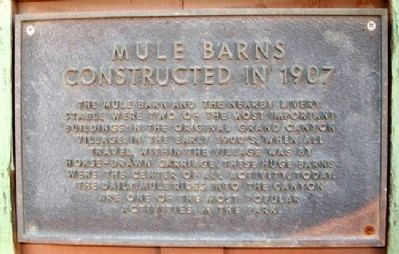Mule Barns Marker. Click for full size. Mule Barns Marker image. Click for full size.