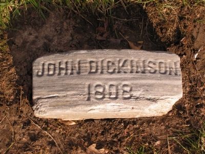 John Dickinson Gravestone image. Click for full size.