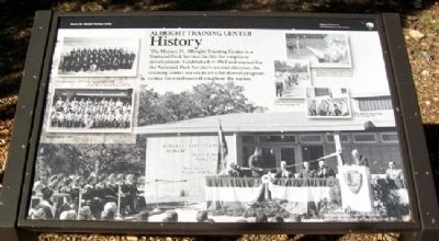 Albright Training Center History Marker image. Click for full size.