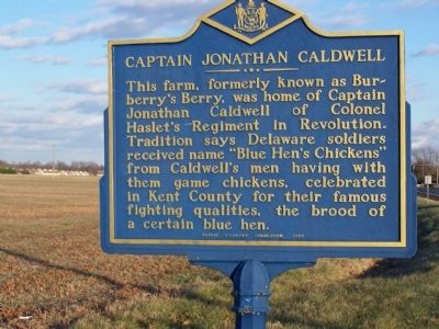 Captain Jonathan Caldwell Marker image. Click for full size.