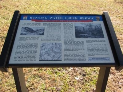 Running Water Creek Bridge Marker image. Click for full size.