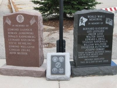 Princeton War Memorial Markers. Click for full size. Princeton War Memorial Markers image. Click for full size.
