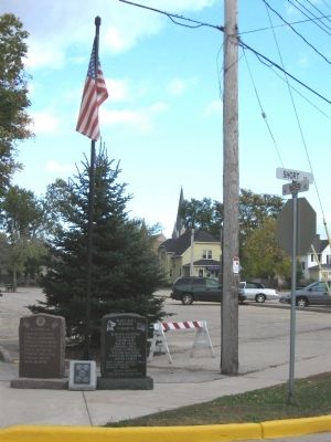 Princeton War Memorial Markers. Click for full size. Princeton War Memorial Markers image. Click for full size.