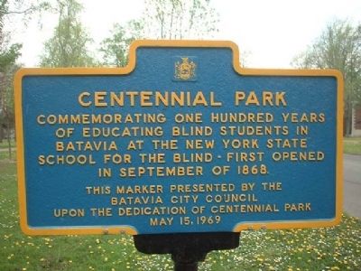 Centennial Parl Marker image. Click for full size.