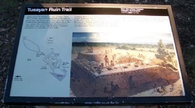 Tusayan Ruin Trail Marker. Click for full size. Tusayan Ruin Trail Marker image. Click for full size.