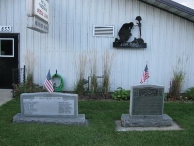American Legion Post 366 War Memorial Markers. Click for full size. American Legion Post 366 War Memorial Markers image. Click for full size.